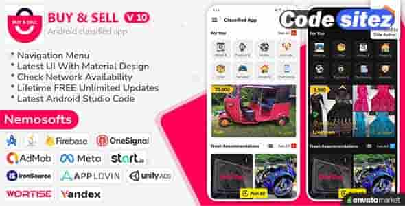 Buy and Sell Android Classified App Nulled