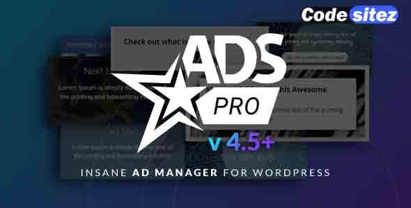Ads Pro Plugin Nulled - Multi-Purpose WordPress Advertising Manager