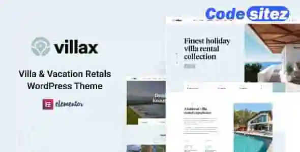 Villax - Villa & Vacation Rentals WordPress Theme