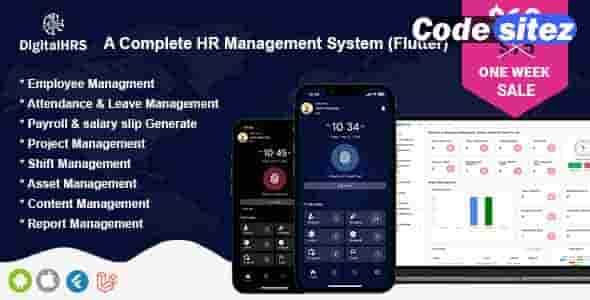 DigitalHR Nulled - Branch Based Multi Tenant HR, HRM and HRMS Application