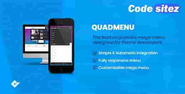 QuadMenu - Themes Developer Mega Menu