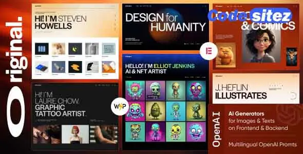 Original — Illustrator & Artist Portfolio WordPress Theme