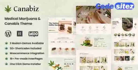 Canabiz - Marijuana WordPress Theme