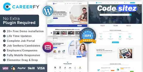 Careerfy - Job Board WordPress Theme