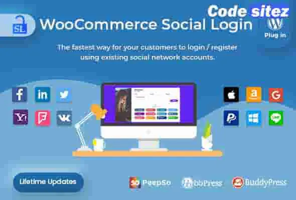 Social Login - WordPress / WooCommerce Plugin