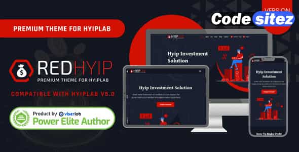 RedHyip - Premium Theme For HYIPLAB