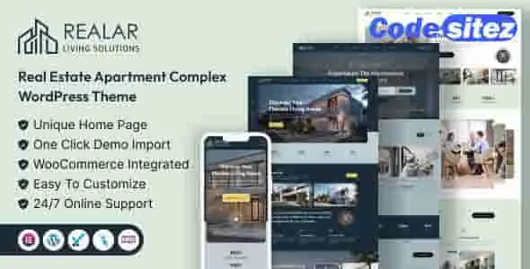 Realar - Real Estate WordPress Theme