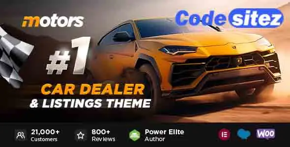 Motors - Car Dealer, Rental & Listing WordPress theme