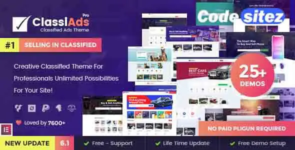 Classiads - Classified Ads WordPress Theme