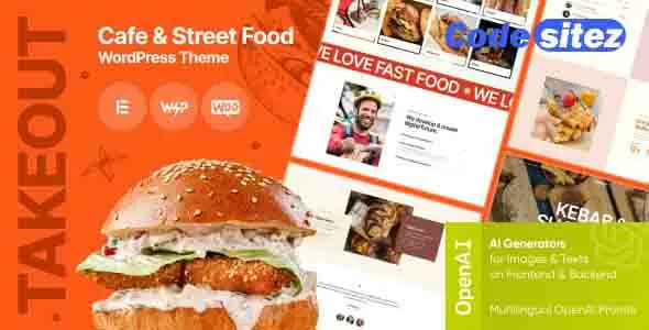 Takeout - Cafe & Fast Food WordPress Theme
