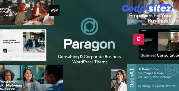 Paragon - Consulting & Corporate Business WordPress Theme