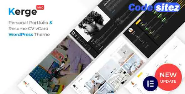 Kerge | Resume Website Builder for WordPress