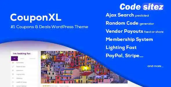 CouponXL - Coupons, Deals & Discounts WP Theme