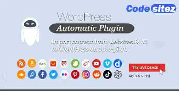 WordPress Automatic Plugin - AI content generator and auto poster plugin