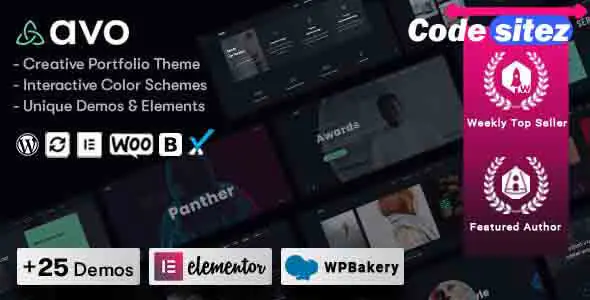 Avo - Creative Portfolio & Agency WordPress Theme