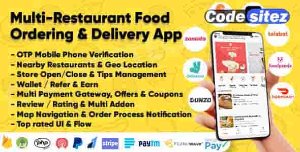 Eatggy - Multi Restaurant Food Ordering & Delivery Application | Restaurant Management
