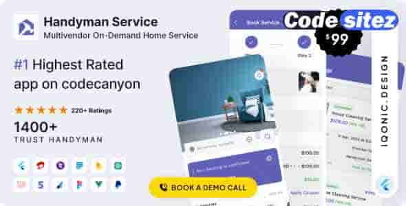 Handyman Service Nulled - On-Demand Home Service Flutter App with ChatGPT Integration