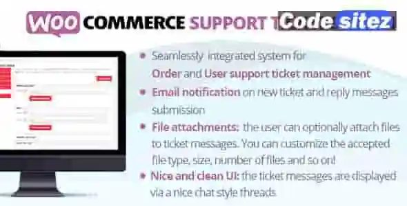 WooCommerce Support Ticket System