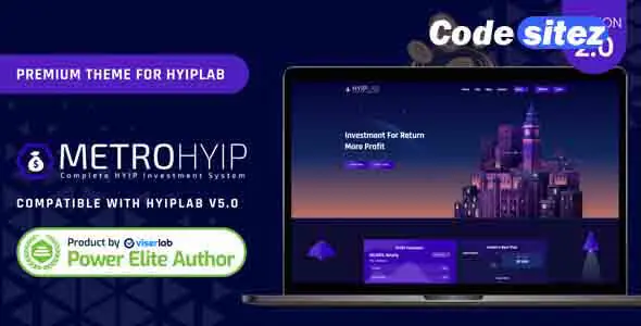 METROHYIP - Premium Theme For HYIPLab