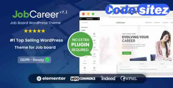 JobCareer | Job Board Responsive WordPress Theme