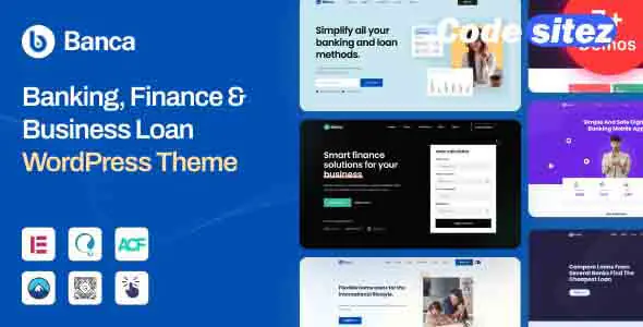 Banca - Banking, Finance & Business Loan WordPress Theme