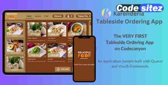 Download free Karenderia Tableside Ordering Nulled