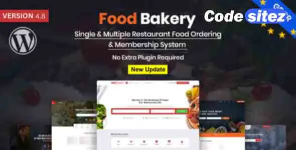 FoodBakery | Delivery Restaurant Directory WordPress Theme