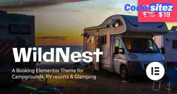 WildNest - Campgrounds & RV Parks Booking Theme