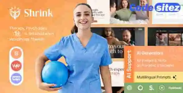 Shrink - Therapy, Psychology & Rehabilitation WordPress Theme