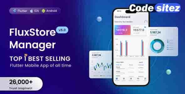 FluxStore Manager Nulled - Vendor and Admin Flutter App for Woocommerce