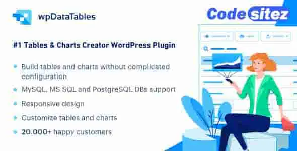 wpDataTables - Tables and Charts Manager for WordPress