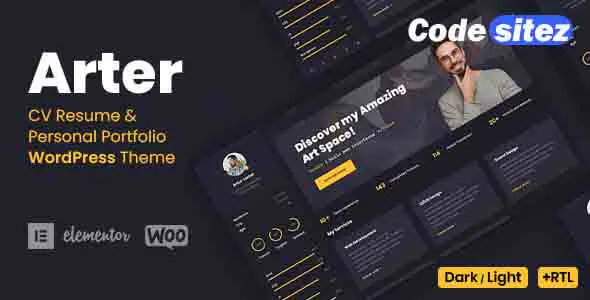 Arter - Resume WordPress Theme