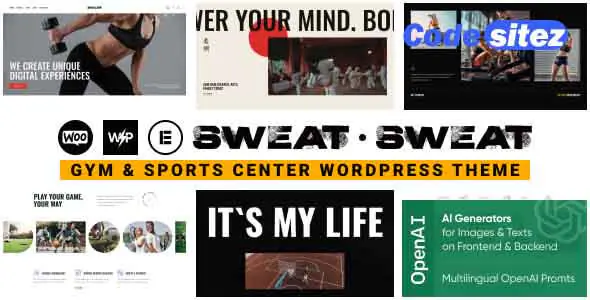 Sweat - Gym & Sports Center WordPress Theme
