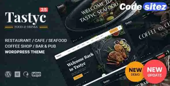 Tastyc - Cafe Restaurant Theme