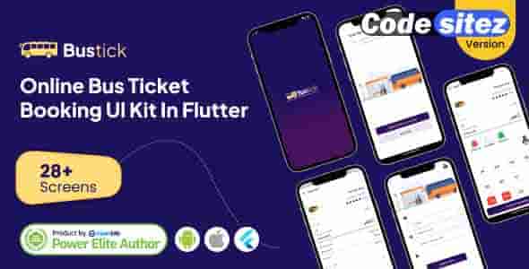 BusTick Nulled - Online Bus Ticket Booking App UI Kit in Flutter