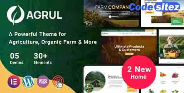 Agrul - Agriculture WordPress Theme