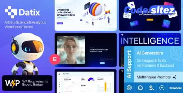 Datix - AI Data Science & Analytics WordPress Theme