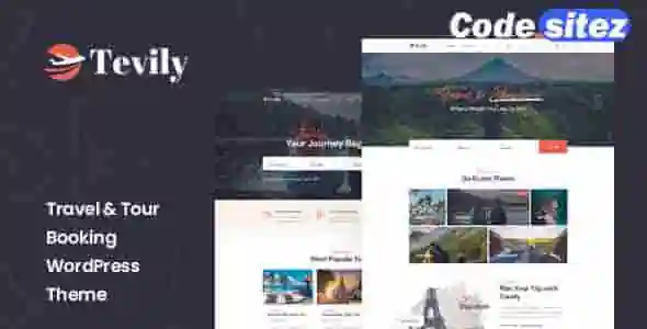 Tevily - Travel & Tour Booking WordPress Theme