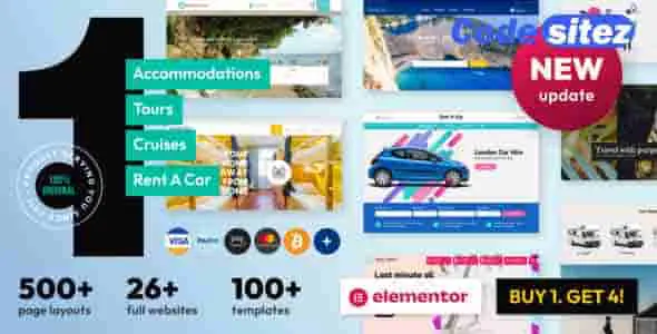Book Your Travel - Online Booking WordPress Theme