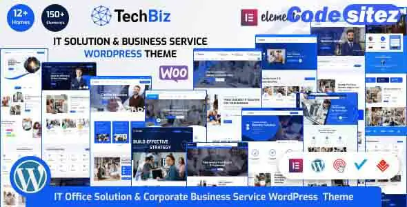 Techbiz - IT Solution & Business Consulting Service WordPress Theme