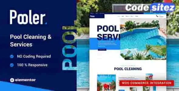 Pooler - Swimming Pool Cleaning Services WordPress Theme