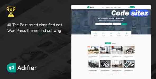 Adifier - Classified Ads WordPress Theme