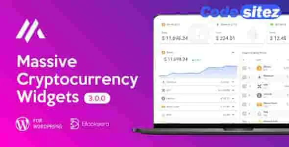 Massive Cryptocurrency Widgets | Crypto Plugin