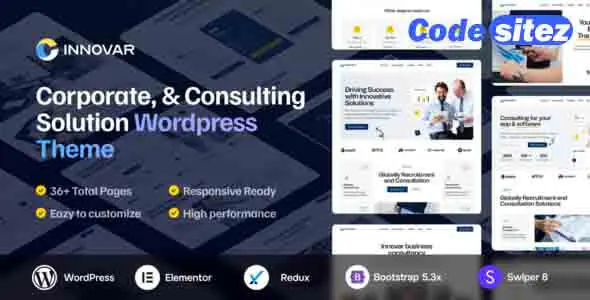 Innovar - A Corporate & Consulting Solution WordPress Theme