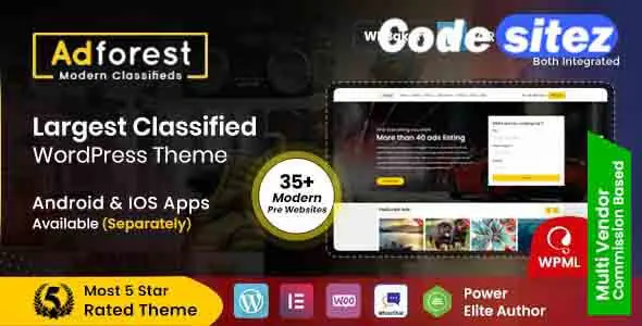AdForest - Classified Ads WordPress Theme