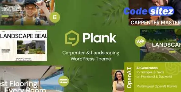 Plank - Carpenter & Landscaping WordPress Theme