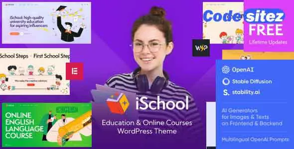 iSchool - Education & Online Courses WordPress Theme