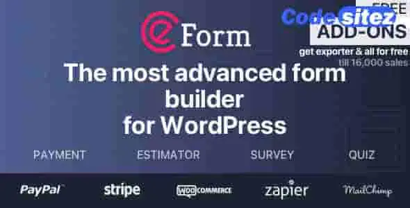 eForm - WordPress Form Builder