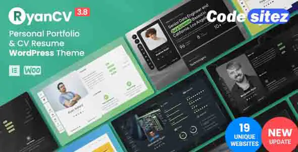 RyanCV - Personal Portfolio Resume Theme