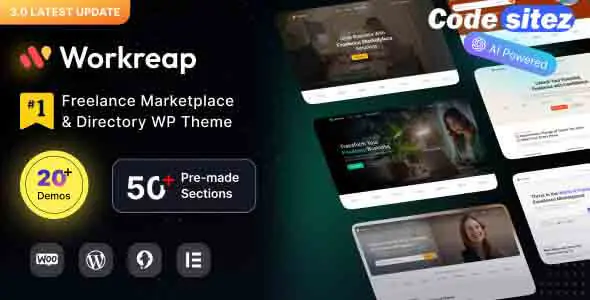 Workreap - Freelance Marketplace WordPress Theme